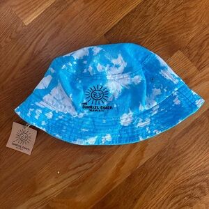 Hawaii’s Sunrise Shack Blue Tie Dye Bucket Hat
